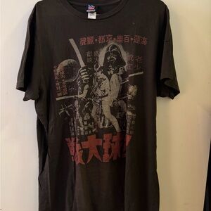 Off Black/ dark grey Star Wars Graphic Men’s Shirt